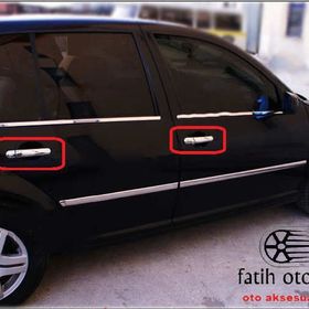 Volkswagen Golf 4 İçin 1998 2004 4 Kapı Krom Kapı Kolu