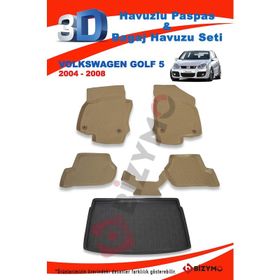 Volkswagen Golf 5 2004-2008 Bej Paspas ve Bagaj Havuzu