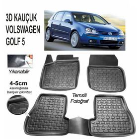 Volkswagen Golf 5 2004-2009 3D Havuzlu Oto Paspas Seti