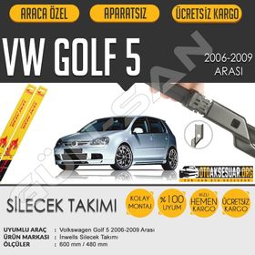 Volkswagen Golf 5 2006-2009 Silecek Takımı
