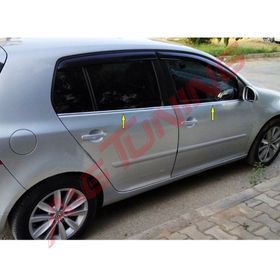 Volkswagen Golf 5 Tk 2005-2009 Paslanmaz Çelik 4 Parça Krom Cam Çıtası