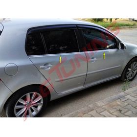 Volkswagen Golf 5 Tk 2005-2009 Paslanmaz Çelik 4 Parça Krom Cam Çıtası
