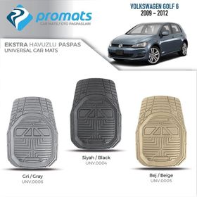 Volkswagen Golf 6 2009-2012 3D Havuzlu Oto Paspas Seti