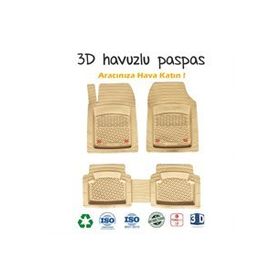 Volkswagen Golf 6 2009-2012 3D Havuzlu Oto Paspas Seti