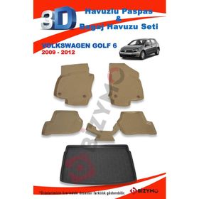 Volkswagen Golf 6 2009-2012 Bej Paspas ve Bagaj Havuzu