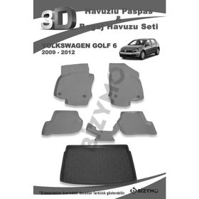 Volkswagen Golf 6 2009-2012 Bej Paspas ve Bagaj Havuzu