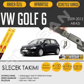Volkswagen Golf 6 2009-2012 Silecek Takımı