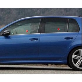 Volkswagen Golf 6 2009-2013 4 Parça Krom Cam Çıtası