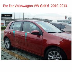 Volkswagen Golf 6 2010-2013 4 Parça Krom Cam Çıtası