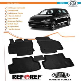 Volkswagen Golf 7 2012-2013-2014-2015 4D Havuzlu Oto Paspas