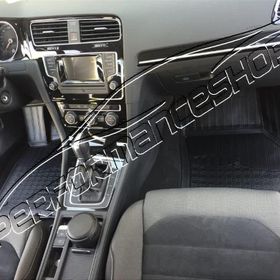 Volkswagen Golf 7 2013 3D Havuzlu Paspas