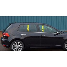 Volkswagen Golf 7 2013 Üzeri 4 Parça Krom Cam Çıtası