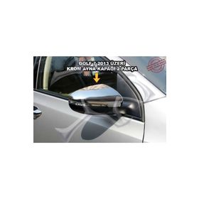 Volkswagen Golf 7 2013 Üzeri Krom 2 Parça Ayna Kapağı