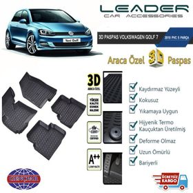 Volkswagen Golf 7 3D Havuzlu Paspas