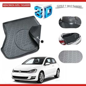 Volkswagen Golf 7 Havuzlu 3D 2013 Sonrası Paspas ve Bagaj Havuzu