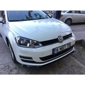 Volkswagen Golf 7 Plastik Düz Ön Lip