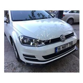 Volkswagen Golf 7 Plastik Düz Ön Lip