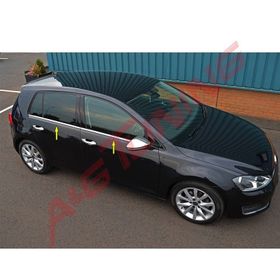 Volkswagen Golf 7 Tk Paslanmaz Çelik 4 Parça Krom Cam Çıtası