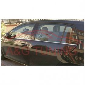 Volkswagen Golf 7 Tk Paslanmaz Çelik 4 Parça Krom Cam Çıtası