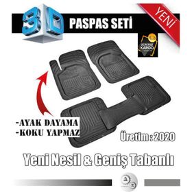 Volkswagen Golf7 2013+ 3D Havuzlu Paspas