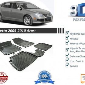 Volkswagen Jetta 2005-2010 3D Havuzlu Oto Paspas Seti