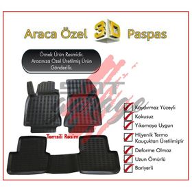 Volkswagen Jetta 2009 3D Havuzlu Paspas