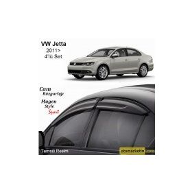 Volkswagen Jetta 2011 Mugen Cam Rüzgarlığı