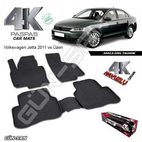 Volkswagen Jetta 2011 Sonrası 4D Havuzlu Paspas