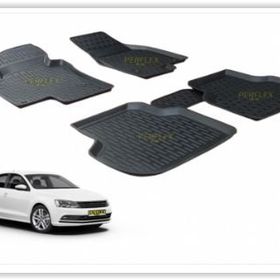 Volkswagen Jetta 2011-sonrası Siyah 3D Havuzlu Paspas