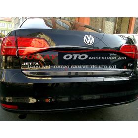 Volkswagen Jetta 2014 Üzeri Krom Bagaj Alt Çıtası