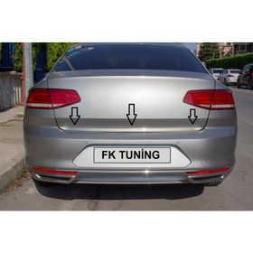 Volkswagen Jetta 2014 Üzeri Krom Bagaj Alt Çıtası