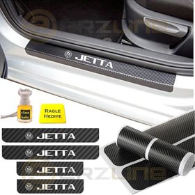 Volkswagen Jetta 4 Adet Karbon Kapı Eşiği Sticker