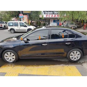 Volkswagen Jetta 6 2011 Üzeri Krom Cam Çıtası