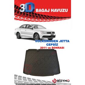 Volkswagen Jetta Cepsiz 2011 Sonrası 3d Bagaj Havuzu