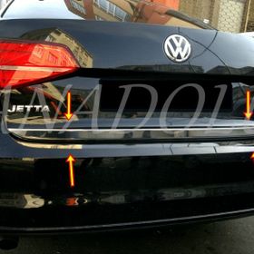 Volkswagen Jetta Formlu 2014 Üzeri Krom Bagaj Alt Çıtası