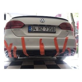 Volkswagen Jetta Makyajsız Plastik Egzoz Görünüm Difüzör