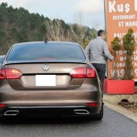 Volkswagen Jetta Makyajsız Plastik Egzoz Görünüm Difüzör