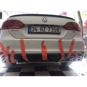 Volkswagen Jetta Makyajsız Plastik Egzoz Görünüm Difüzör
