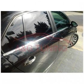 Volkswagen Jetta Tk 2006-2011 Paslanmaz Çelik 4 Parça Krom Cam Çıtası