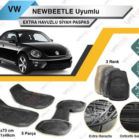 Volkswagen New Beetle 3D Havuzlu Paspas Takımı
