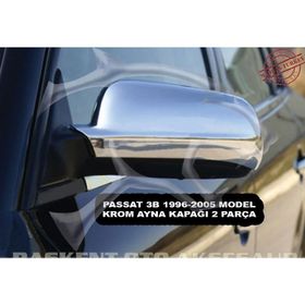 Volkswagen Passat 3b 1996-2005 Krom 2 Parça Ayna Kapağı