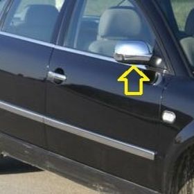Volkswagen Passat 3b 1996-2005 Krom 2 Parça Ayna Kapağı