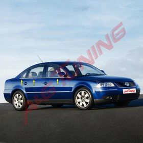 Volkswagen Passat 3B 1996-2005 Paslanmaz Çelik 6 Parça Krom Cam Çıtası