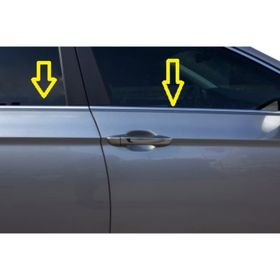 Volkswagen Passat 3c 2005-2011 4 Parça Krom Cam Çıtası