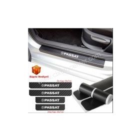 Volkswagen Passat 4 Adet Karbon Kapı Eşiği Sticker