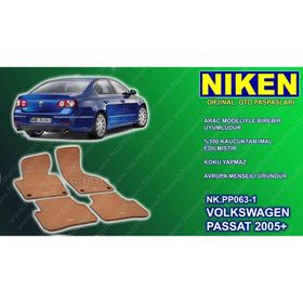 Volkswagen Passat B6 2005 Bej Kauçuk Paspas