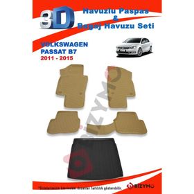 Volkswagen Passat B7 2011-2015 Bej Paspas ve Bagaj Havuzu