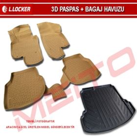 Volkswagen Passat B7 2015 3D Havuzlu Paspas