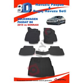 Volkswagen Passat B8 2015 Sonrası Paspas Ve Bagaj Havuzu