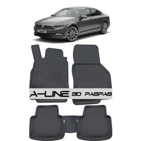 Volkswagen Passat B8 Sedan 2015 Siyah Havuzlu Paspas